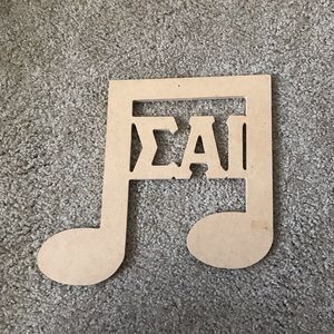 Sigma Alpha Iota wooden plaque